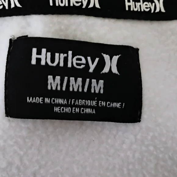Hurley Light Gray Hoodie - Picture 2 of 5